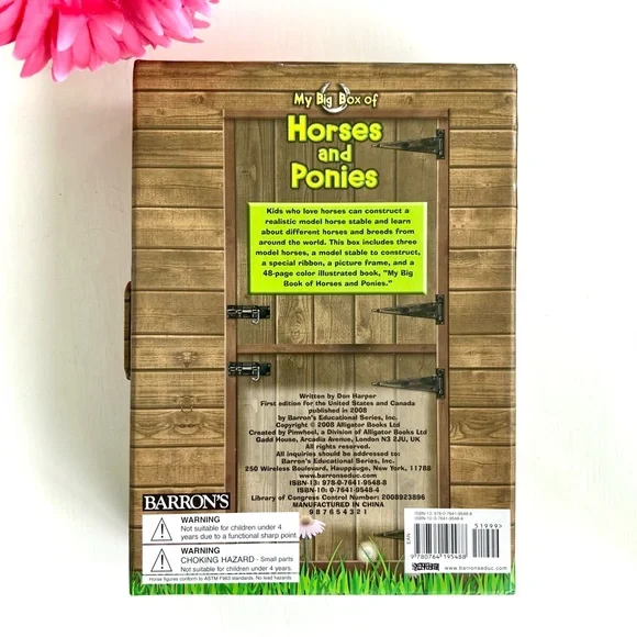 NEW My Big Box of Horses & Ponies Figures Stable Prize Ribbon Horse Book Toy Set - Picture 10 of 13